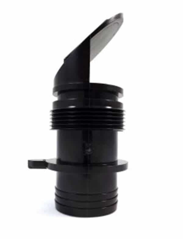 Black Threaded A/P Diverter | V38-100