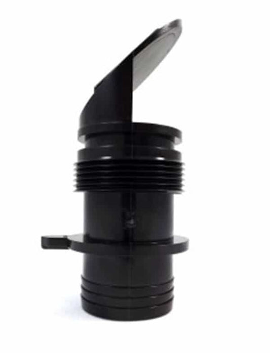 Black Threaded A/P Diverter | V38-100