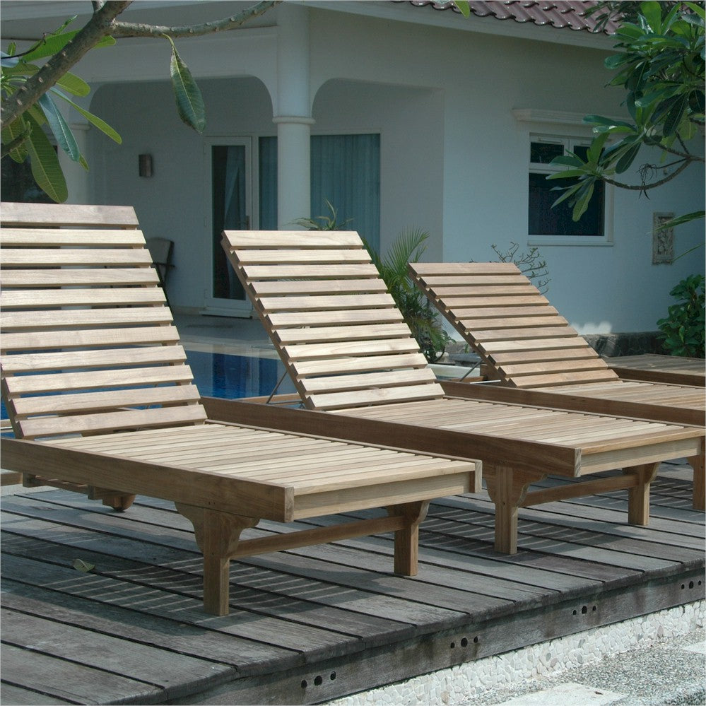 Anderson Teak Capri Sun Lounger 4-Piece Set