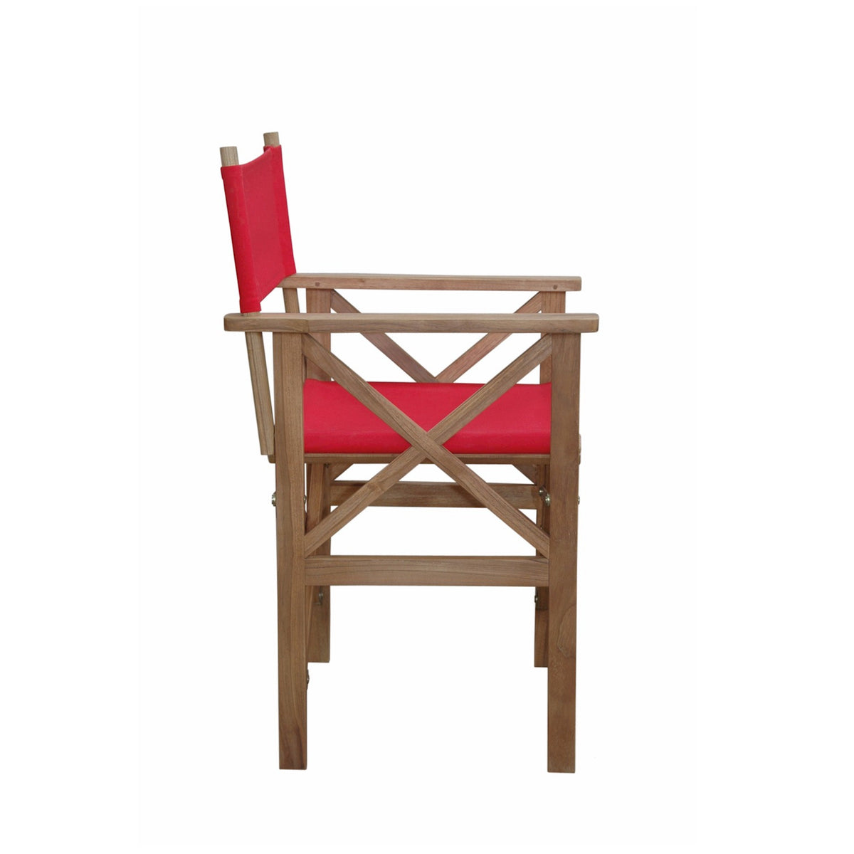 Anderson Teak Director Folding Armchair w/ Canvas