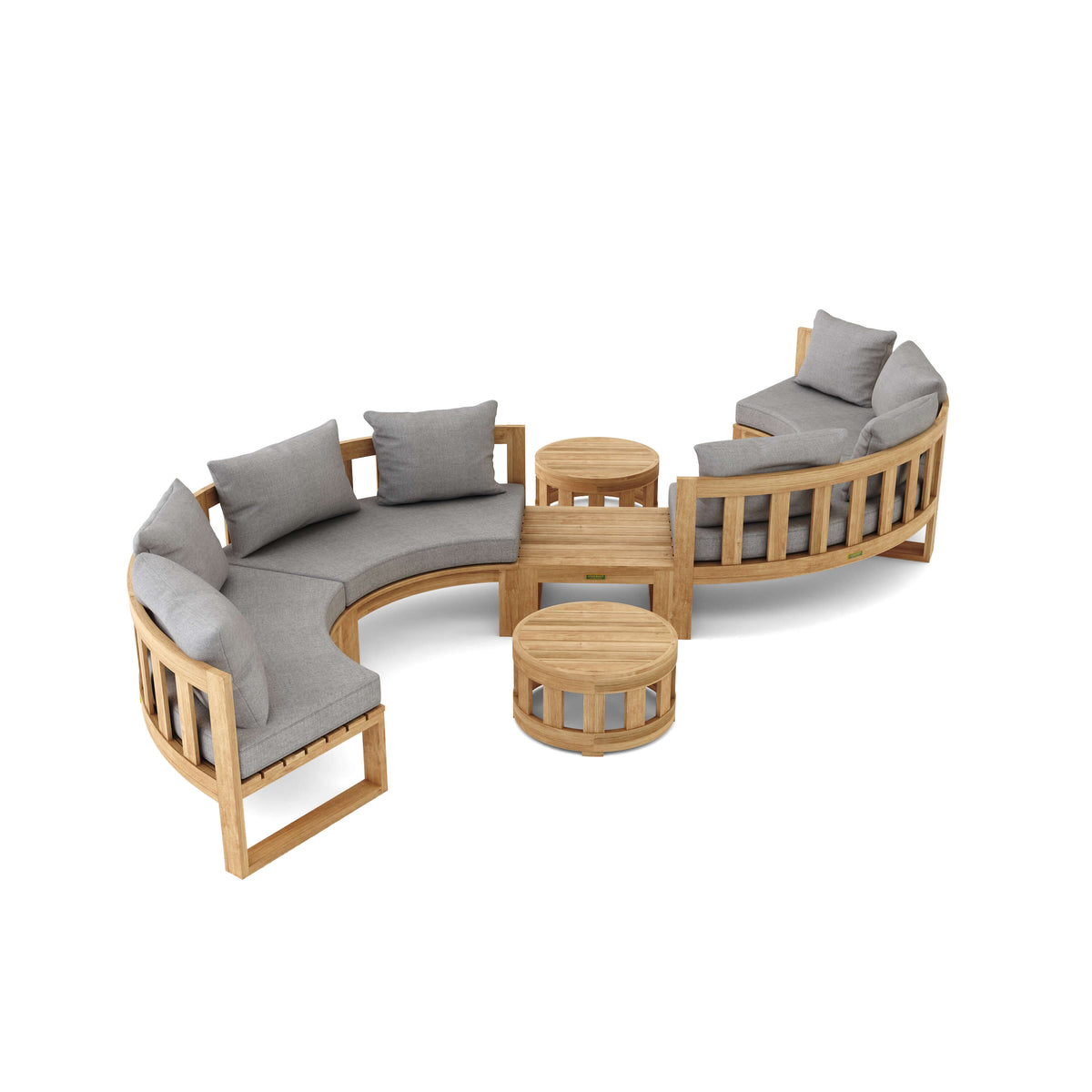 Anderson Teak Circular Modular Deep Seating Set