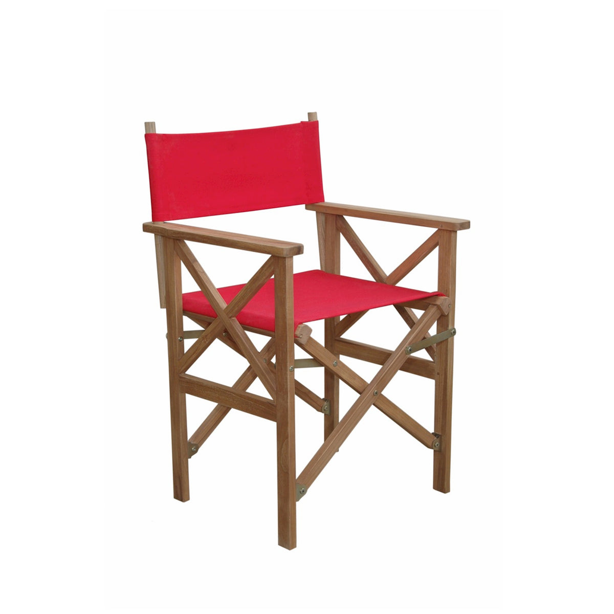 Anderson Teak Director Folding Armchair w/ Canvas