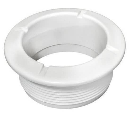Waterway Plastics Wallfitting, Poly Jet  White | 215-1750