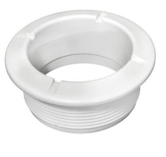 Waterway Plastics Wallfitting, Poly Jet  White | 215-1750