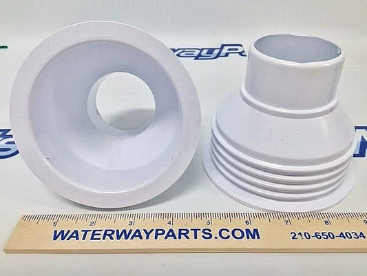 Waterway Plastics Niche, Storm Gunite Jet (Thread In Style) White Niche Storm Gunite Jet 218-7650 | 218-7650