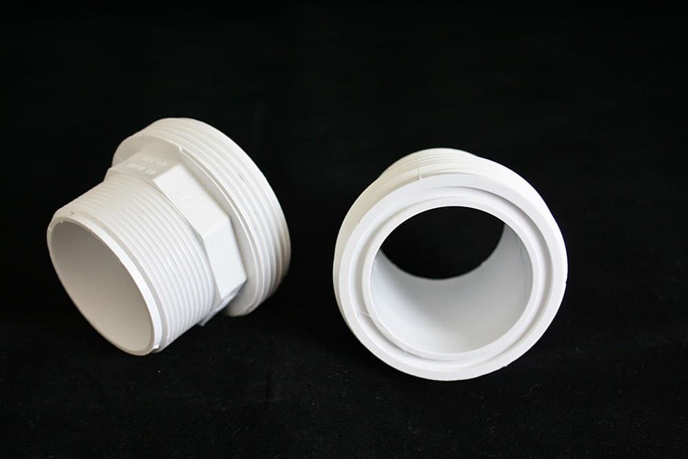 Waterway Plastics 806105085757 2" Mpt Tail Piece Without O-Ring for Split Nut