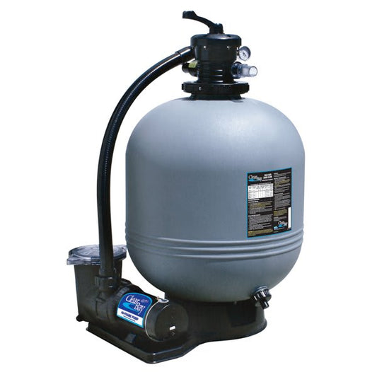 Waterway Plastics CareFree 19" ABG Sand Filter System With 1HP Pump | 520-5337-6S