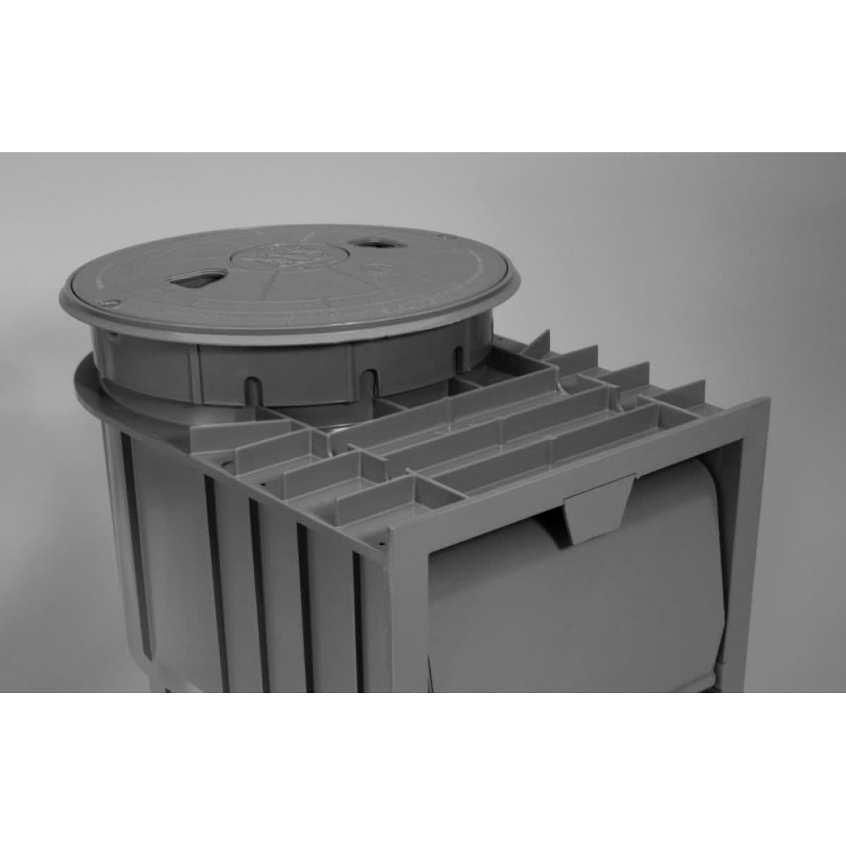 Skimmer LID&Mount Ring W Assy 540-6460WW