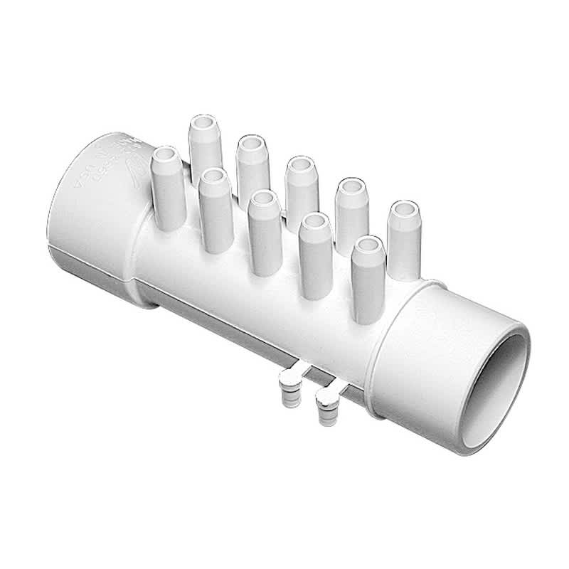 Waterway Plastics 806105120335 1.5" Sxspg W/(10) 3/8" Smooth Barb Manifold