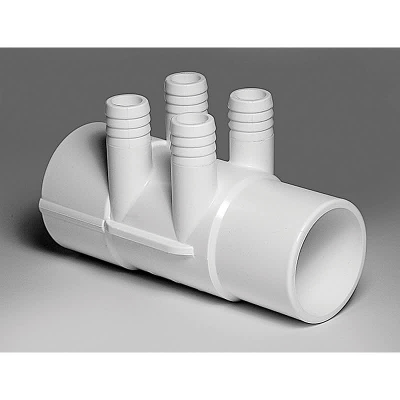 Waterway Plastics Sp Manifold, 2"S X 2"Spg. (4) | 672-7140