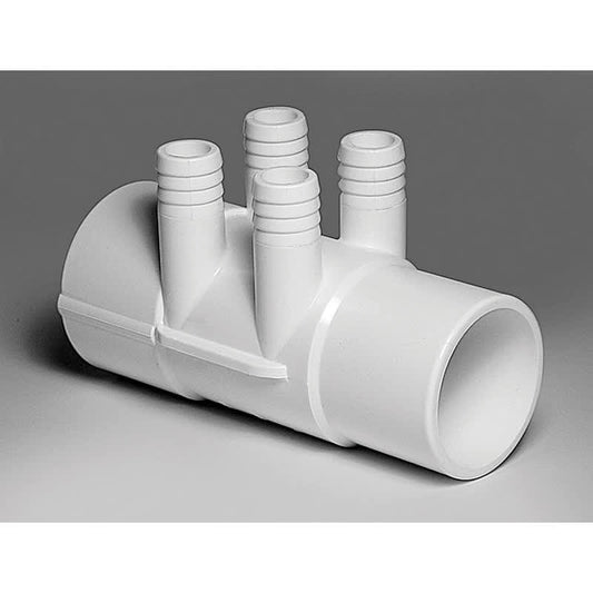 Waterway Plastics Sp Manifold, 2"S X 2"Spg. (4) | 672-7140