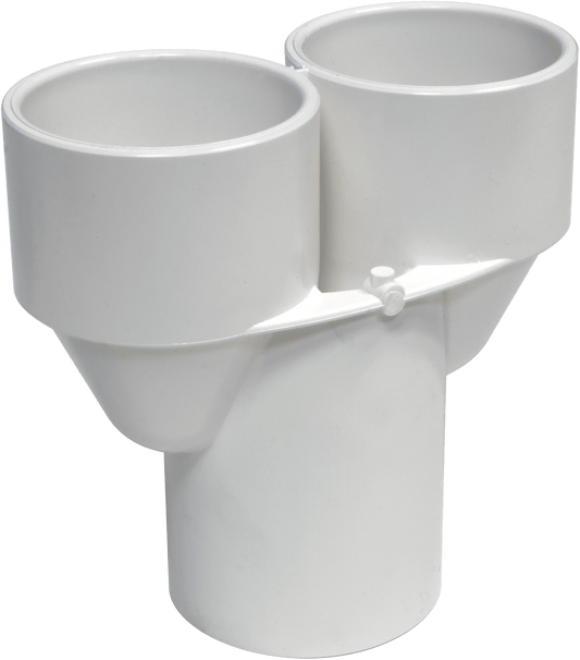 Waterway Plastics 806105330017 2.5" x 2.5" x 2.5" Wye Manifold