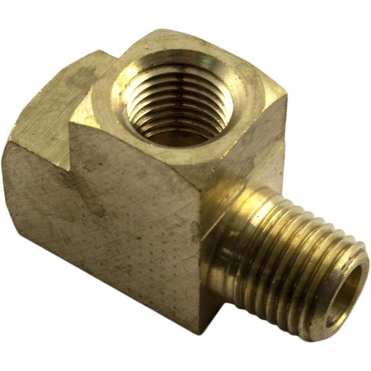 Waterco Baker Hydro Ultra Mite Brass Air Relief Tee – durable brass fitting for efficient pool air relief and filtration.