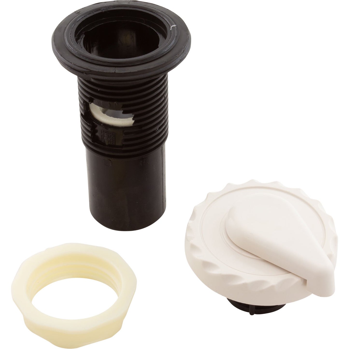 Waterway Plastics Air Control White 1 - 660-3560 for spa airflow control, sleek finish