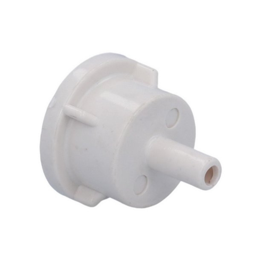 Waterway Top Flo 0.37" Barb Straight Body Air Injector White for pools and spas
