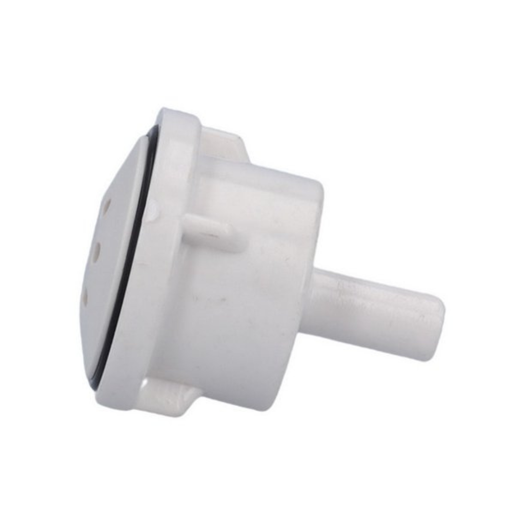 Waterway Top Flo 0.37" Barb Straight Body Air Injector White for pools and spas