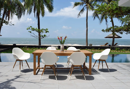 Amazonia Leyland 9 Piece Extendable Patio Dining Set