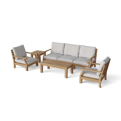 Anderson Teak Riviera 7-Piece Modular Set w/ Rectangular Table