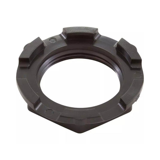 White HydroAir/Balboa Air Control Body Nut 1" for spa air control systems.