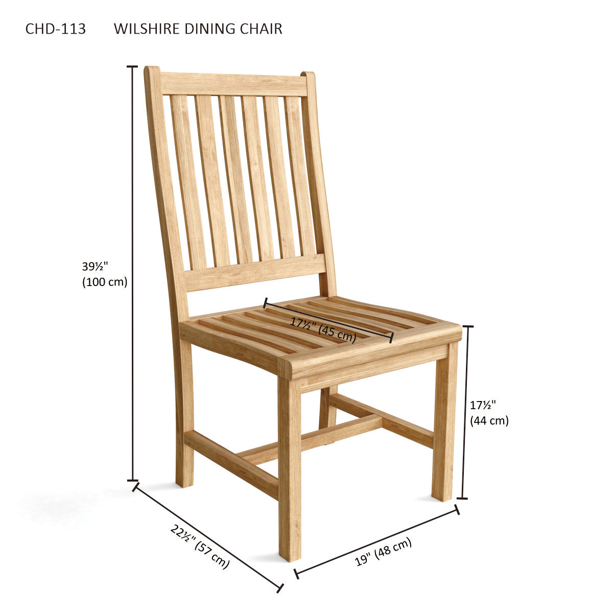 Anderson Teak Wilshire Chair
