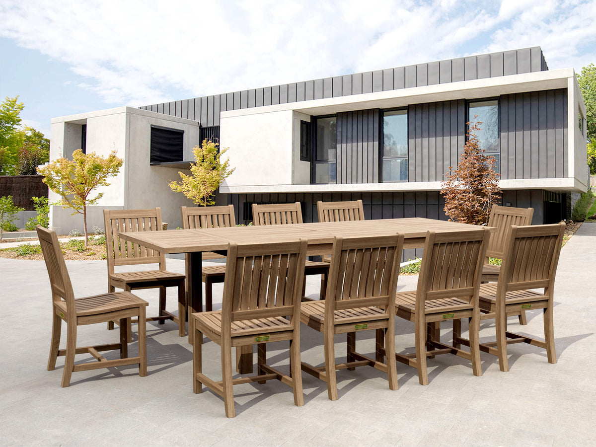 Anderson Teak Bahama Rialto 11-Piece Rectangular Dining Set