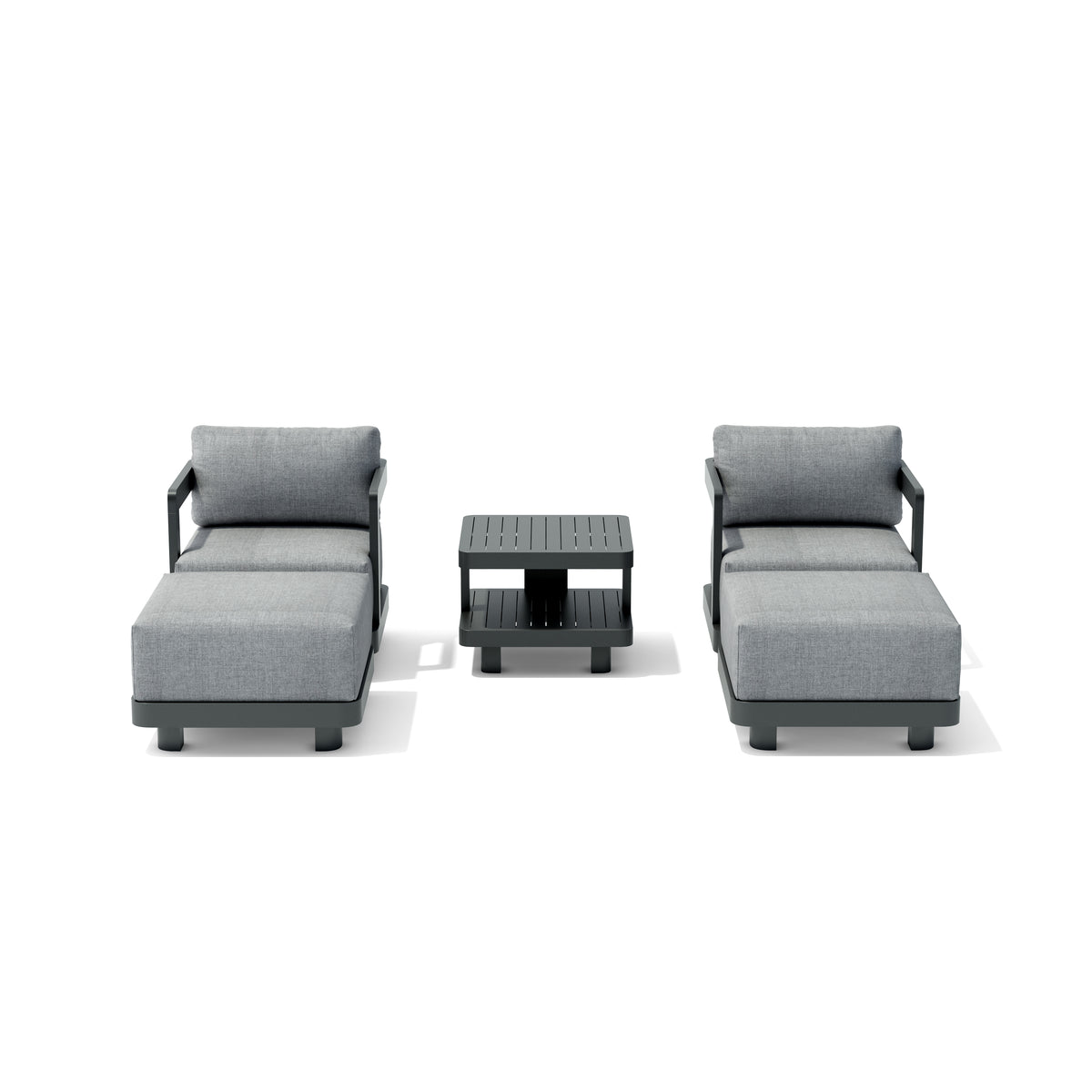 Anderson Teak Granada 5-Piece Aluminum Deep Seating