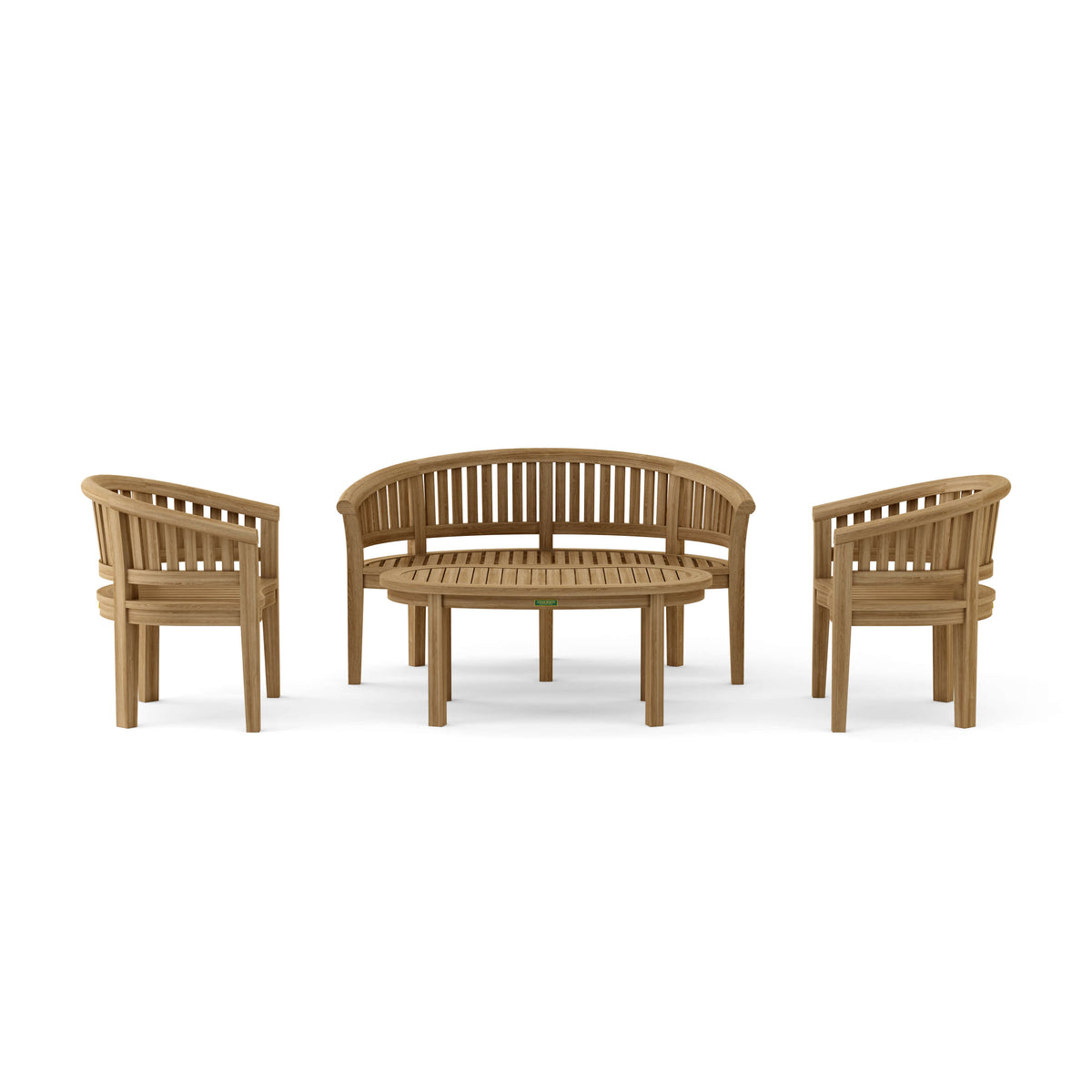 Anderson Teak Curve 4-Piece Conversation Set