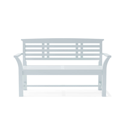 Anderson Teak Sakura 2-Seater Teak Bench In White Finish