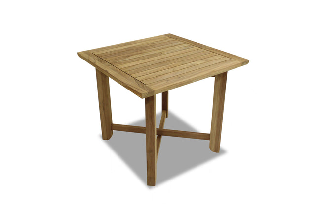 LifestyleGarden Zircon Teak Folding Square Balcony Table