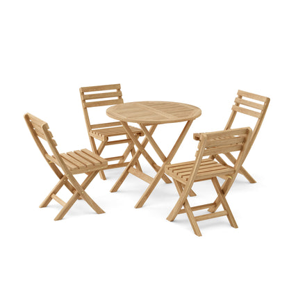Anderson Teak Chester Alabama 5-Piece Bistro Set