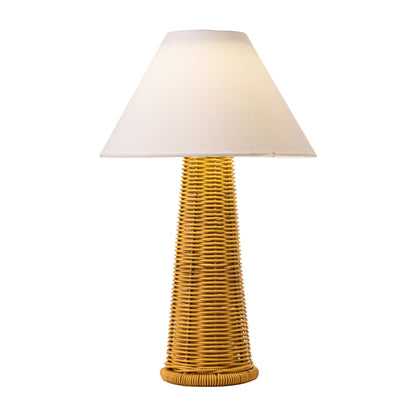 Palmia Outdoor Solar Table Lamp, Natural