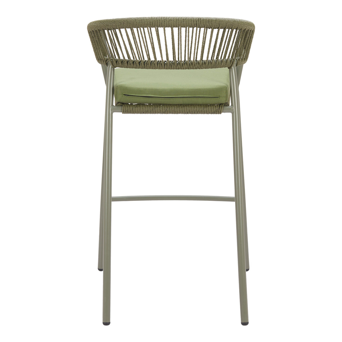 Skye Outdoor Patio Barstool, Set of 2, Green