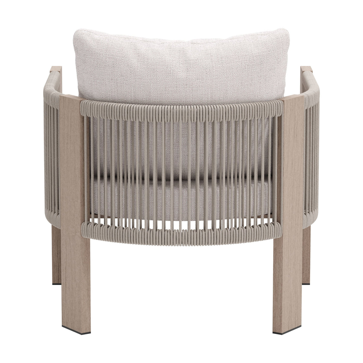 Rebel Outdoor Patio Accent Chair, Beige