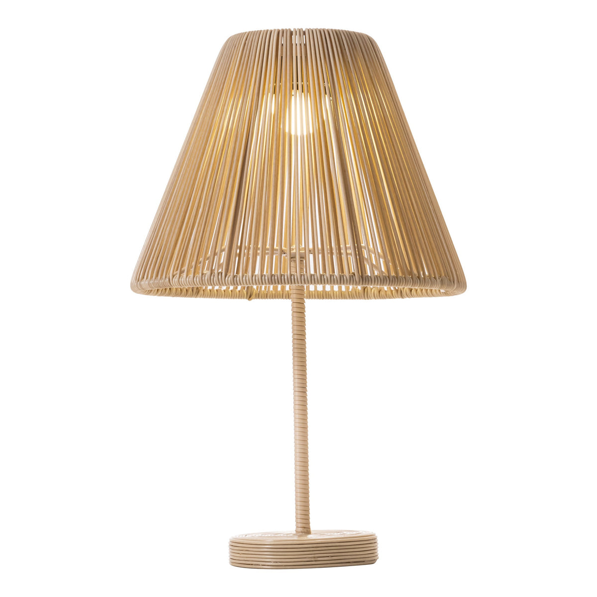 Lumika Outdoor Solar Table Lamp, Beige