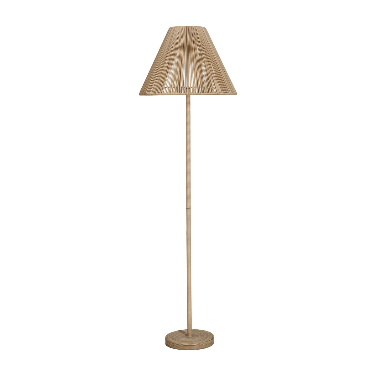 Lumika Outdoor Solar Floor Lamp, Beige