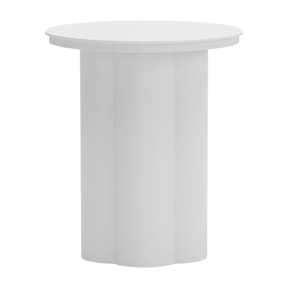 Kogur Outdoor Patio Side Table, White