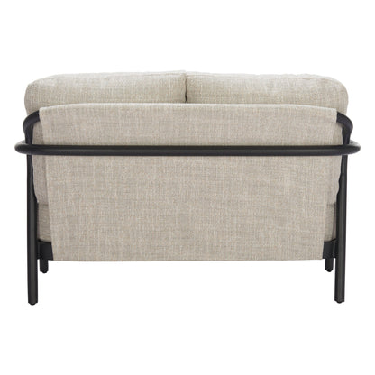 Rein Outdoor Patio Loveseat, Beige