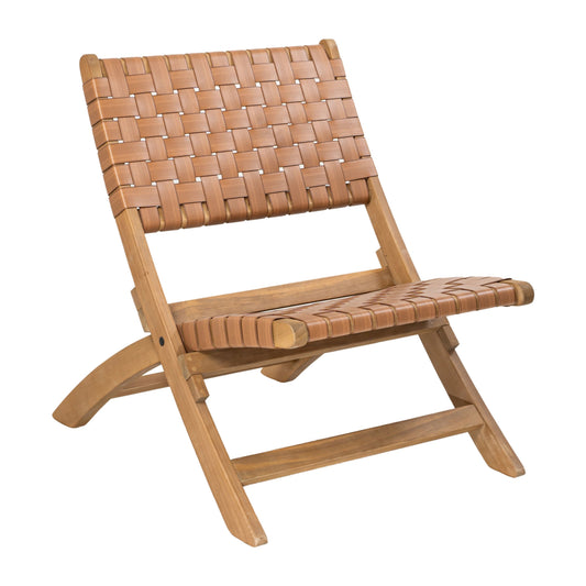 Sunflare Outdoor Patio Lounge Chair, Brown