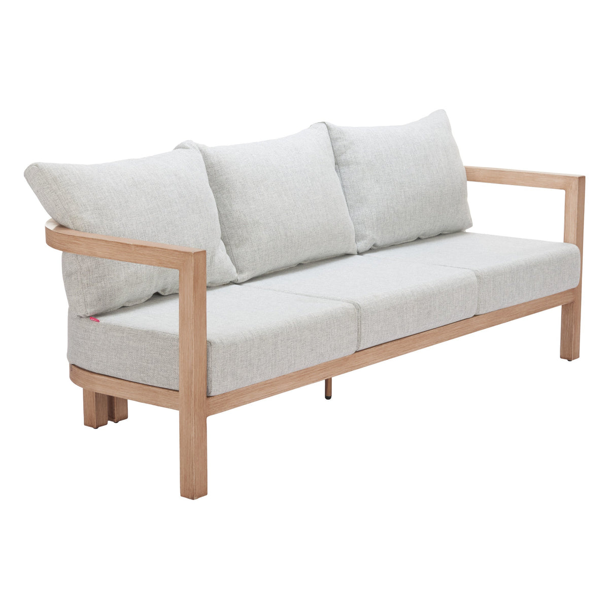 Leto Outdoor Patio Sofa, Gray