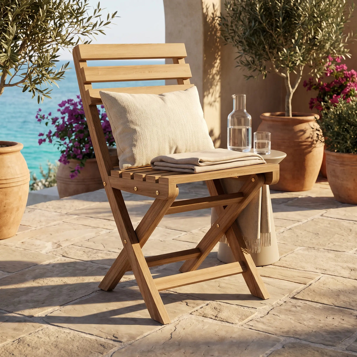 Anderson Teak Alabama Folding Chair (Sold as a pair)