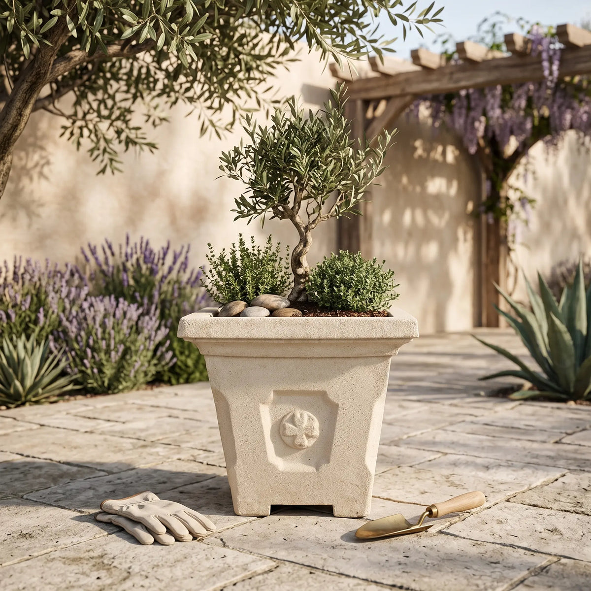 Anderson Teak Amalfi Square Planter