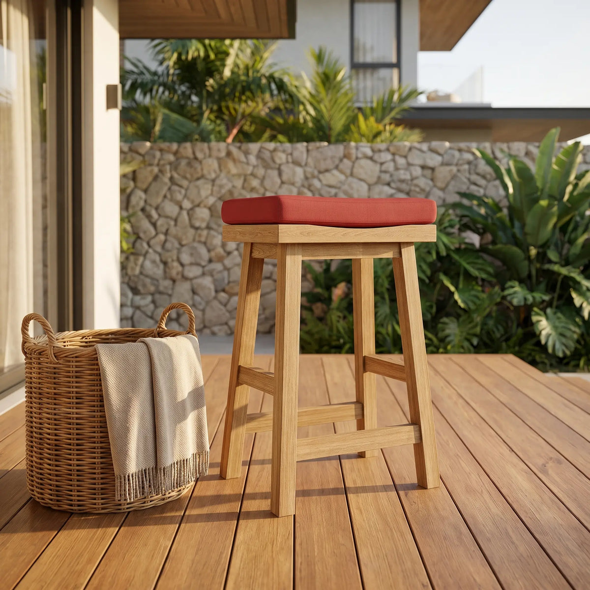 Anderson Teak Alpine Rectangular Counter Stool