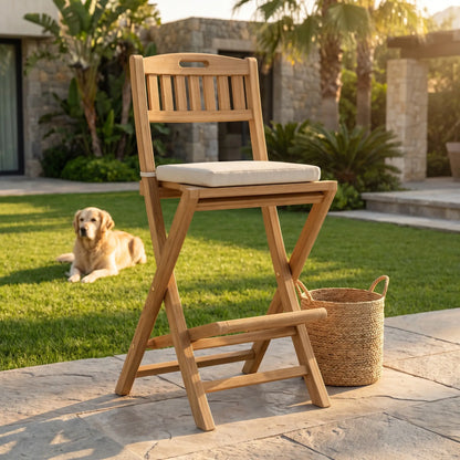 Anderson Teak Altavista Folding Bar Chair