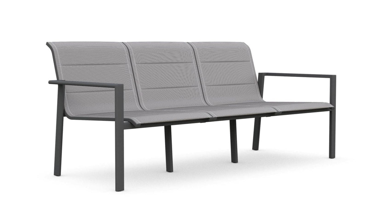 Amalfi 3 Seat Sofa in Charcoal