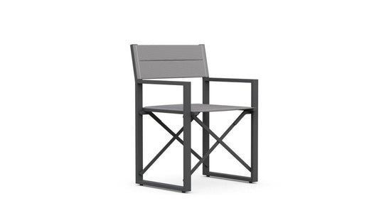 Amalfi Director's Chair, Set of 4 in Charcoal