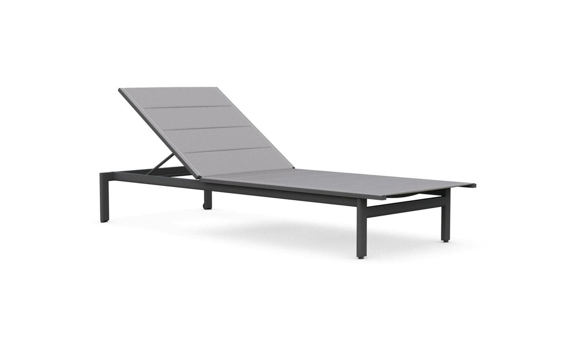 Amalfi Chaise Lounge, Set of 2 in Charcoal
