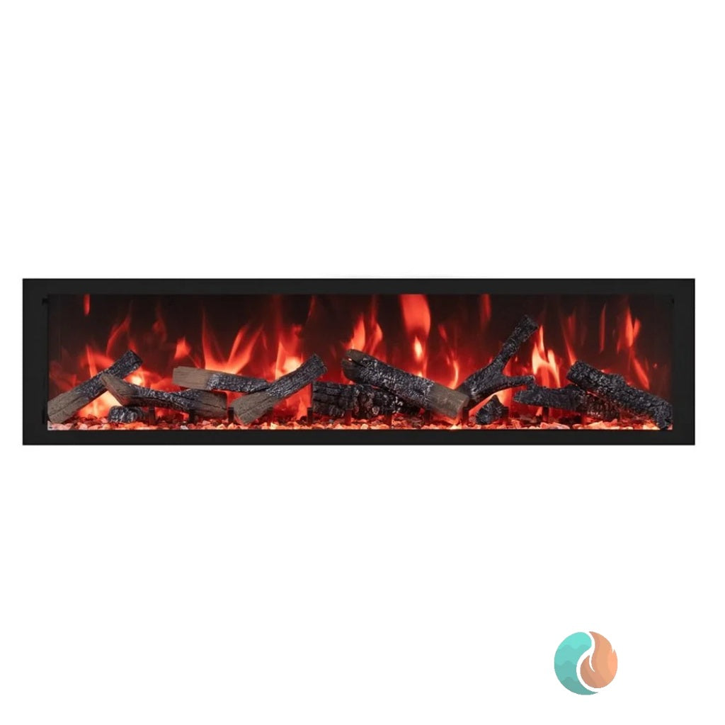 Amantii Symmetry Xtra Tall Smart Electric Fireplace, Indoor/Outdoor, model SYM-100-XT