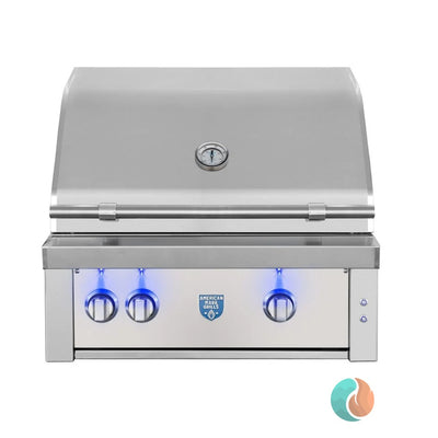American Made Grills Estate Freedom Built-In Grill, Propane, 30'