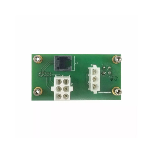 AquaCal AutoPilot interface circuit board with multi-pin connectors and mounting hardware, used for internal control and wiring connections in pool and spa systems