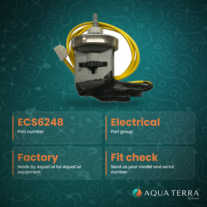 AquaCal Pressure Switch, model ECS6248, view 3